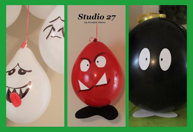 Boo  Goomba  Bob-omb  Yoshi Eggs