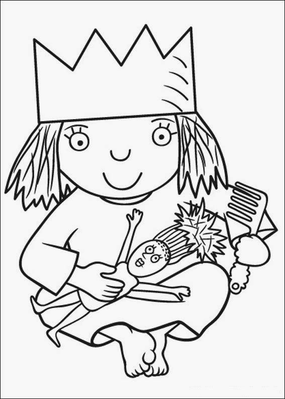 Fun Coloring Pages: Little Princess Coloring Pages