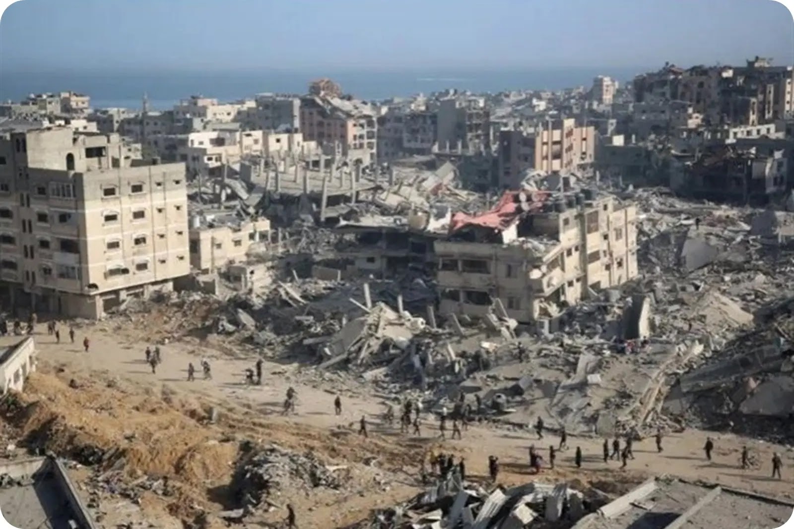 Al-Shifa Hospital in Gaza after a two-week siege laid by the Israeli regime's military