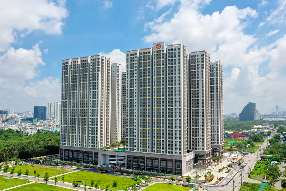 Cập nhập tiến độ dự án căn hộ Q7 Saigon Riverside Complex tháng 07.2022 | Hưng Thịnh Land
