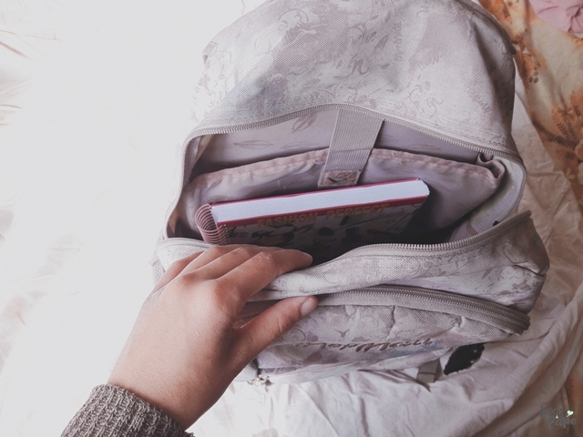 Meu material (escolar) da faculdade  - MOCHILA 