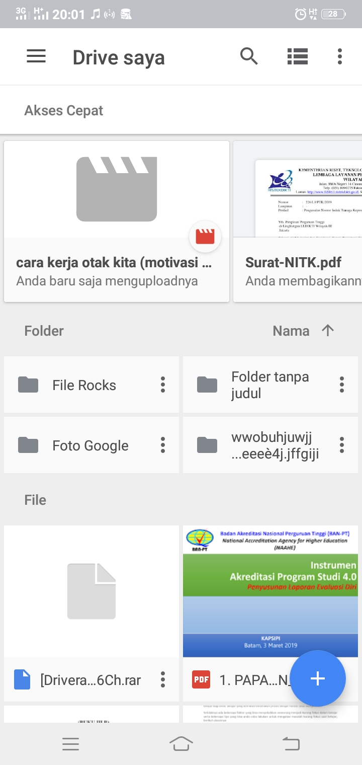 Cara Mudah Upload File Ke Google Drive Melalui Hp Dan Pc/Komputer - Berbagi Ilmu