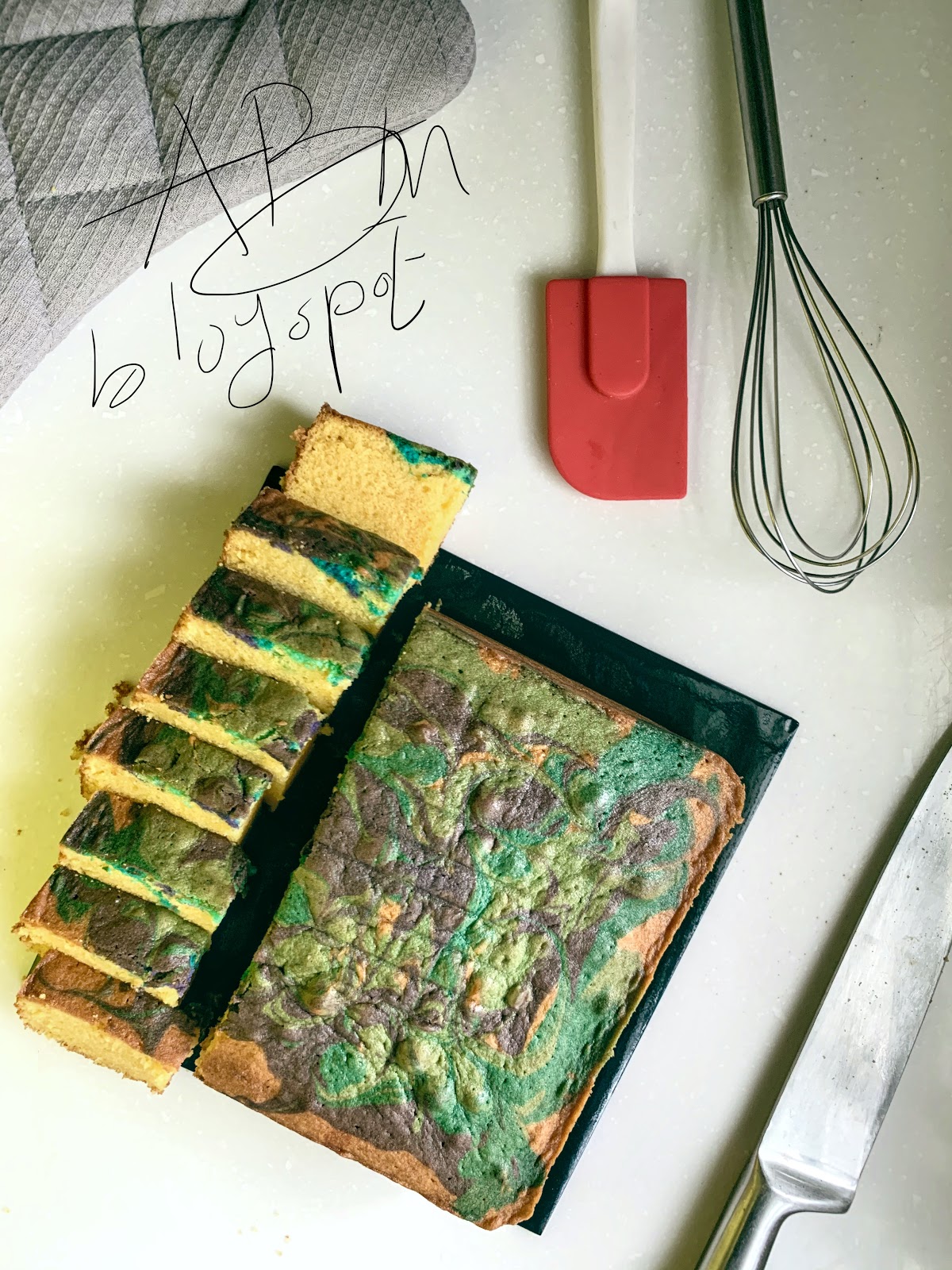 Resepi 341 : Kek Marble Jelita - Lembut dan Moist!