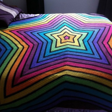 Chromium Star Blanket - Free Pattern 