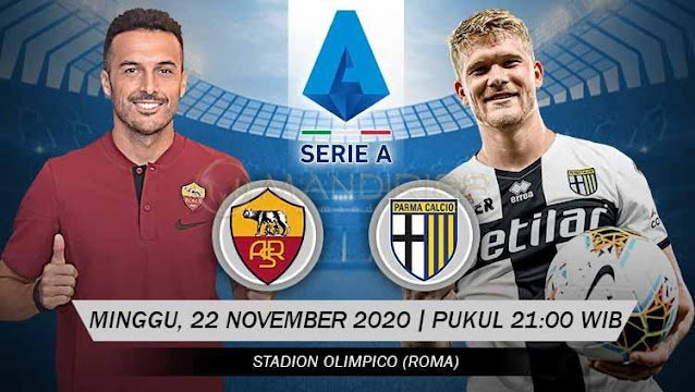Prediksi AS Roma Vs Parma, Minggu 22 November 2020 Pukul 21.00 WIB