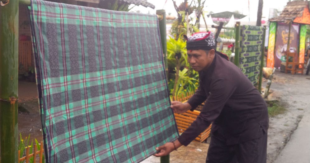 Sarung Cindremata Dari Banyuwangi Terkenal Hingga Luar 