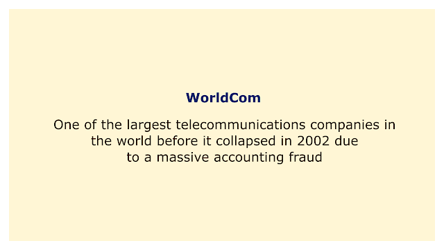 One of the largest telecommunications companies in the world before it collapsed in 2002 due to a massive accounting fraud.
