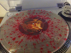 Clear Blood Splattered Vinyl