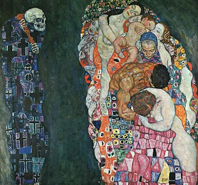 Death and Life, 1908~1915 Painting by Gustav Klimt, 1862~1918, Austria