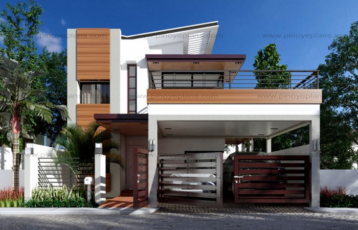 50 IMAGES OF 15 TWO STOREY MODERN HOUSES WITH FLOOR PLANS 