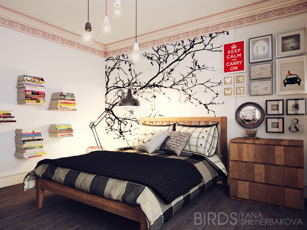 50 Desain Hiasan Dinding Kamar Tidur Kreatif Sederhana 50 Desain Hiasan Dinding Kamar Tidur Kreatif Sederhana