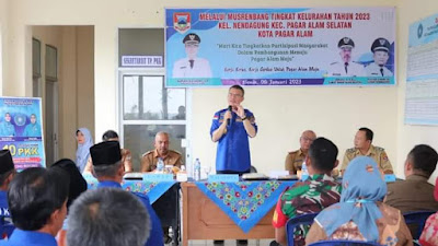 Walikota Pagaralam : Musrenbang Proses Awal Pembangunan yang Penting 