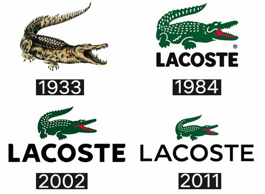 Хронология Lacoste