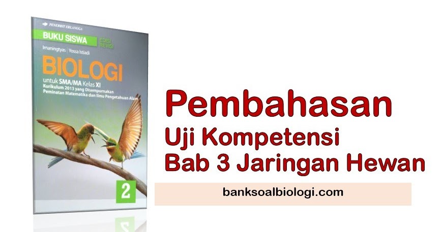 Jawaban Soal PG Biologi  Buku Erlangga Kelas  XI  Bab 3 