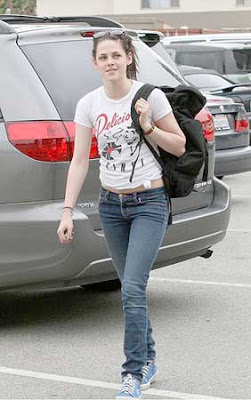 Kristen Stewart Vocal Studio Pics