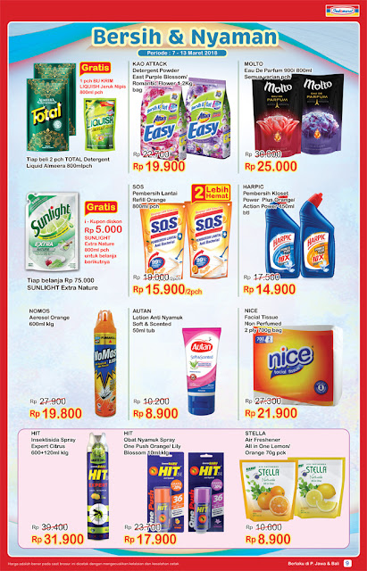 Katalog Promo INDOMARET Super Hemat Periode 07 - 13 Maret 2018