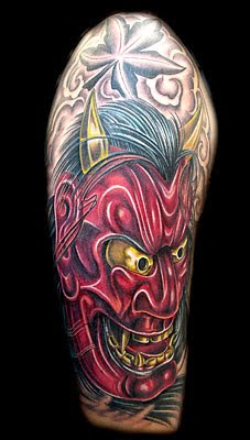 Japanese Arm upper Tattoo, Design Japan Tattoo on Body