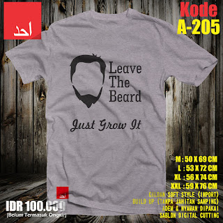 Leave The Beard Desain Baju Muslim 