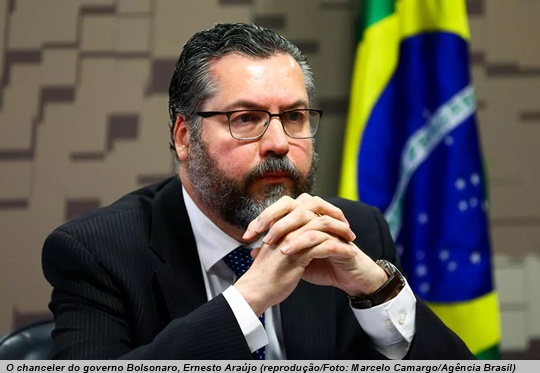 www.seuguara.com.br/Ernesto Araújo/ministro da Relações Exteriores/demissão/