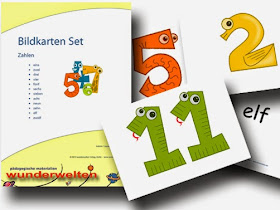 Bildkarten ´Zahlen´ - DaZ Material für die Sprachförderung in der Grundschule