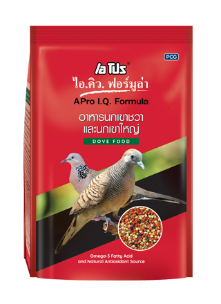 อาหารนกเขาชวานกเขาใหญ่ เอโปร ไอคิว ฟอร์มูล่า A Pro I.Q. Formula Dove Bird food