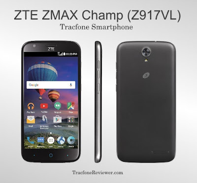  reviews and other information about Tracfone ZTE ZMAX Champ (Z917VL) Review - Tracfone Android