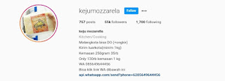 Bio Instagram tentang makanan