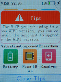 V1SE you are using is a non-wifi version