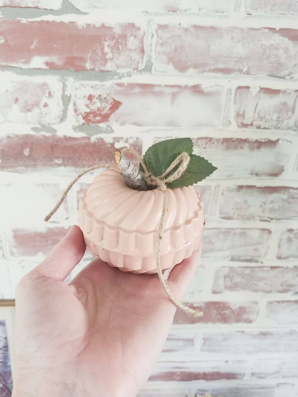 Repurposed Vintage Jello Mold Pumpkins