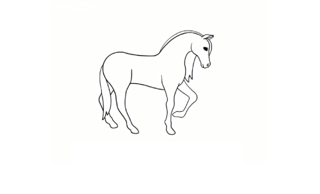 dibujos faciles de caballos