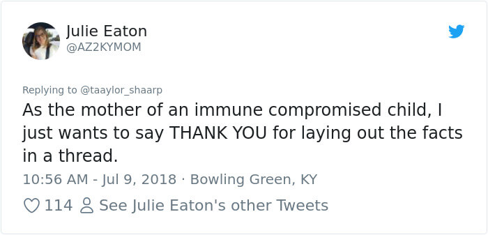 Woman Began A Powerful Thread On Twitter To Raise Awareness About Vaccines