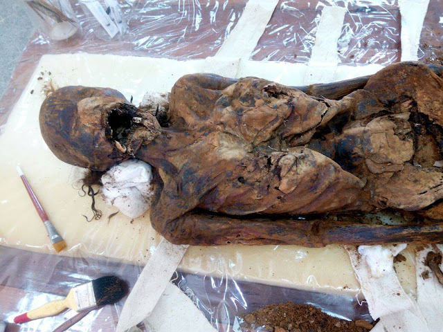 'Cursed' mummies from El-Mezawaa necropolis restored