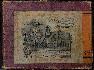 Agfa-Trockenplatten  - Kartonverpackung - um 1910