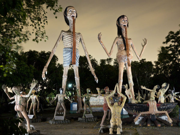 Gambar & Video Sekitar Taman Neraka Thailand / Wang Saen Suk Hell Garden