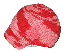 Visor beanie free crochet pattern
