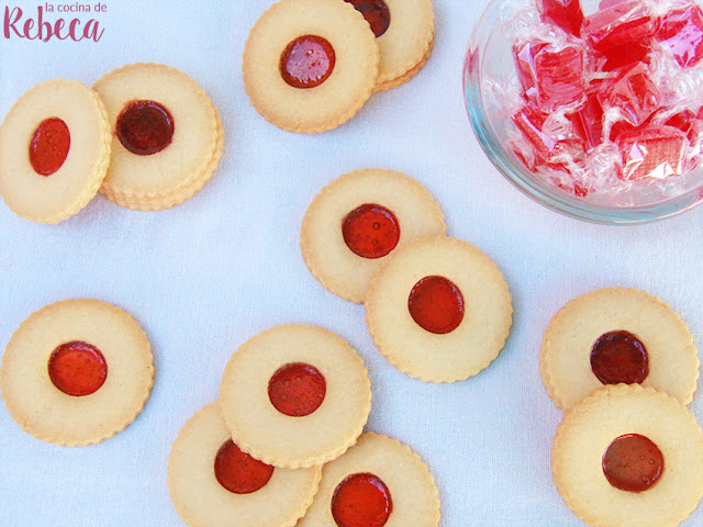 Galletas con cristal de caramelo