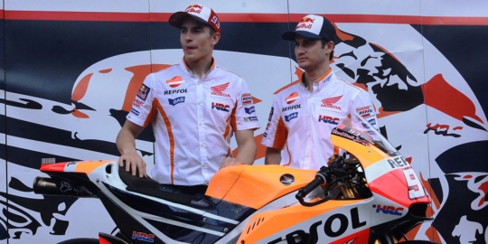 Dengan ban terbaru, Marquez dan Pedrosa bakal tampil lebih baik di MotoGP 2016