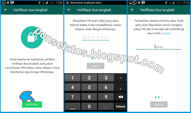 Verifikasi 2 langkah, cara aktifkan Verifikasi 2 langkah whatsapp,