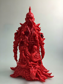 Blank Red Lolgolth Gnazgoroth Vinyl Figure by Skinner