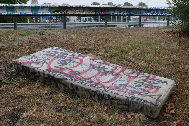 Graffiti op matras, Arnhem