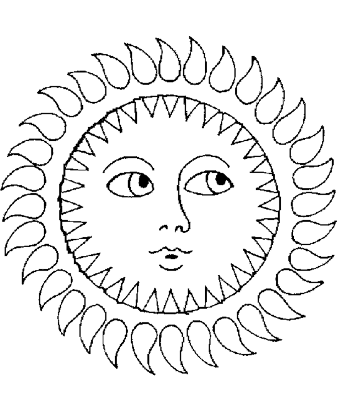 Clouds Coloring Page