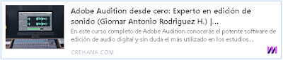 Ir al curso Adobe Audition desde cero a Experto en edicion de sonido