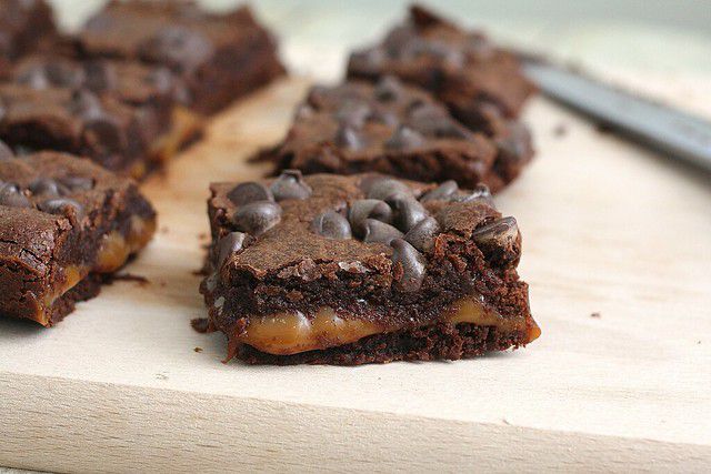 Caramel Filled Brownies Recipe
