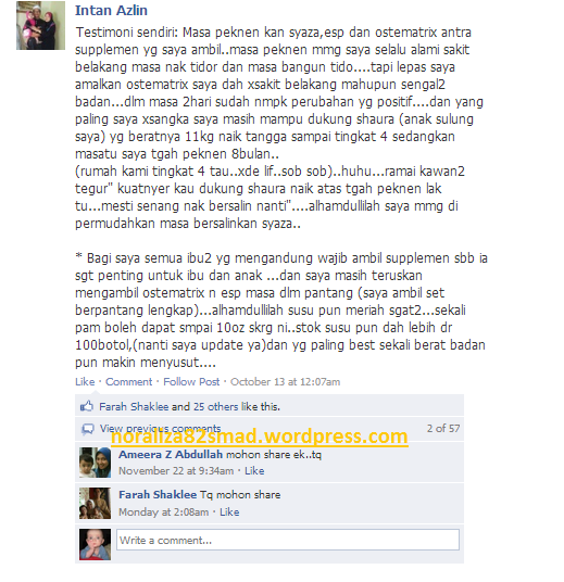 Testimoni Set Kehamilan
