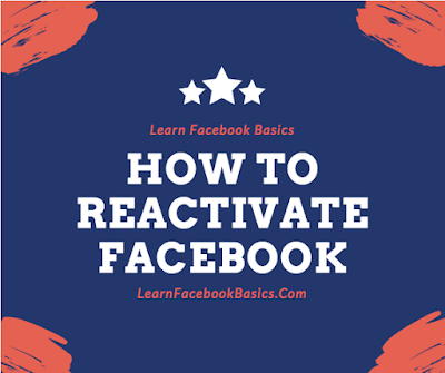 How to Reactivate a Deactivated Facebook account