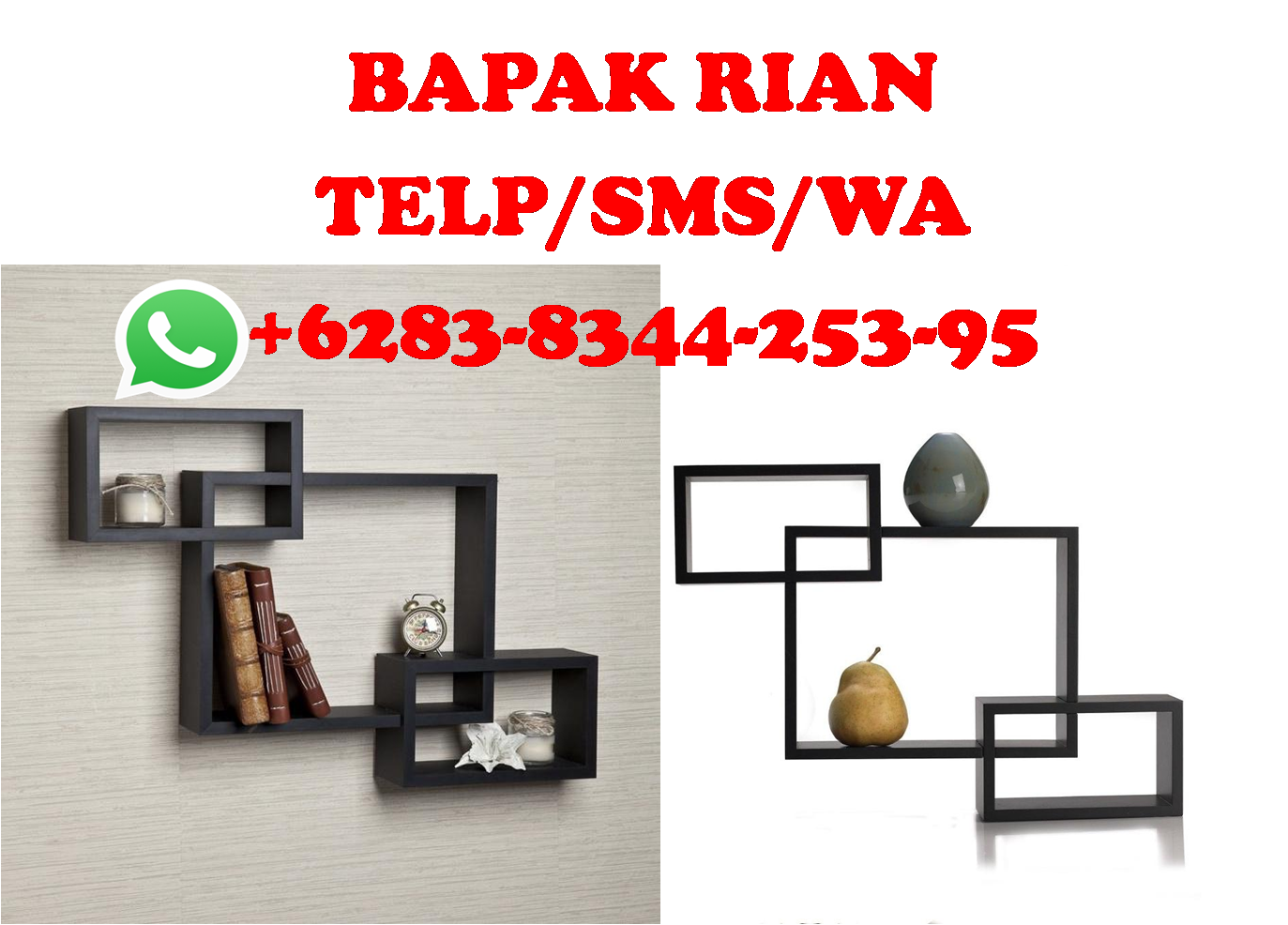 083834425395 Jual Rak  Dinding Kayu  Minimalis Bandung 