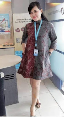 Model baju batik kantor