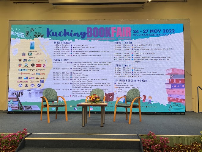 Ben Wong di Kuching Book Fair