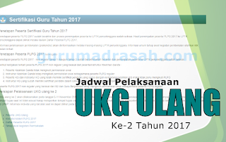 ukg ulang ke 2 tahun 2017