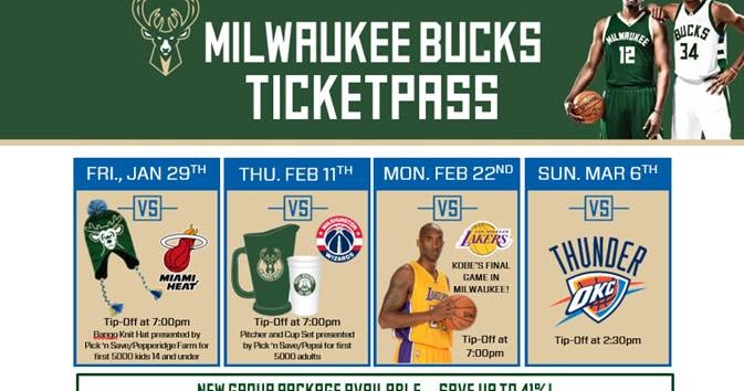 Milwaukee Opportunities: Milwaukee Bucks Ticket Discounts